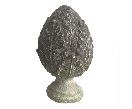 Adorno Decorativo de Pinha Pomme Cinza Pequeno, grey | WestwingNow