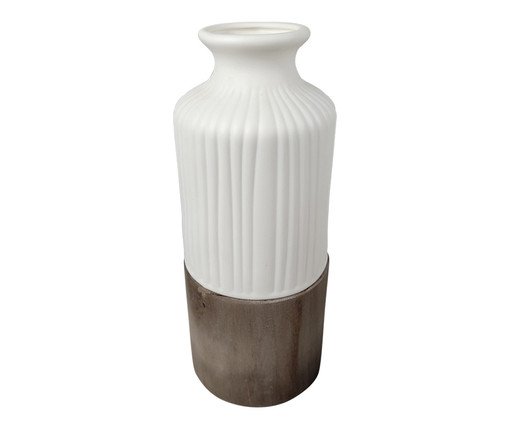 Vaso Decorativo Duo Branco Pequeno, white | WestwingNow