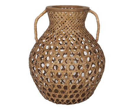 Vaso Decorativo Trapelato Marrrom Pequeno | Westwing