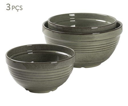 Jogo de Bowls Maniglia Verde | Westwing