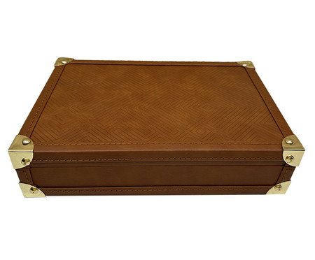 Caixa Decorativa Montor Marrom | Westwing