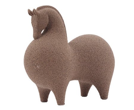 Adorno Decorativo de Cavalo Alazán Cinza | Westwing