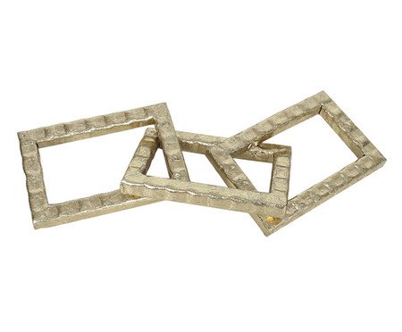 Adorno Decorativo Intrecci Dourado | Westwing