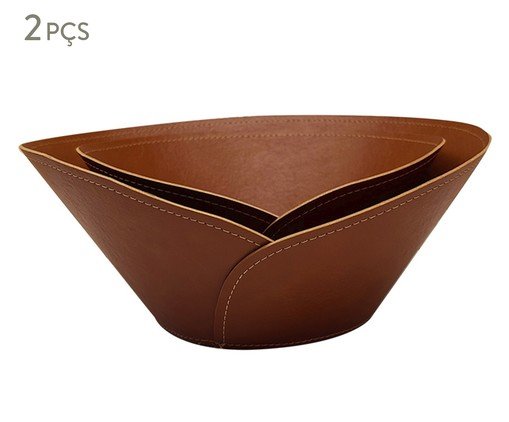Jogo de Centro de Mesa Abbraccio Marrom, brown | WestwingNow