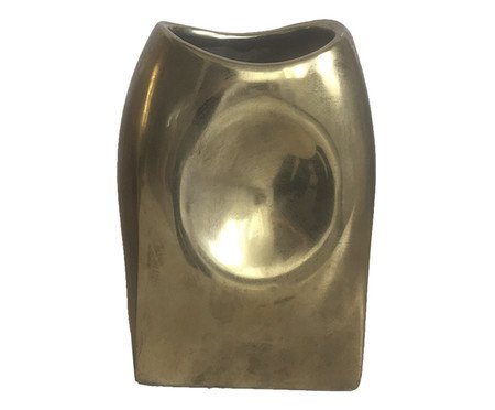 Vaso Decorativo Splendore Dourado Pequeno | Westwing