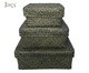 Jogo de Caixas Decorativas Naturel Verde, green | WestwingNow