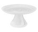 Prato para Bolo com Pé Branco Fosco - 25 cm, white | WestwingNow
