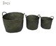 Jogo de Cestos Decorativo Vannerie Verde, green | WestwingNow
