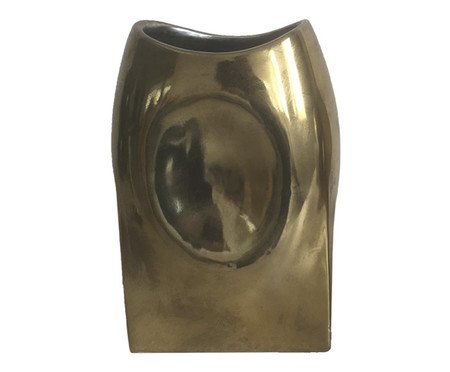 Vaso Decorativo Splendore Dourado Médio | Westwing