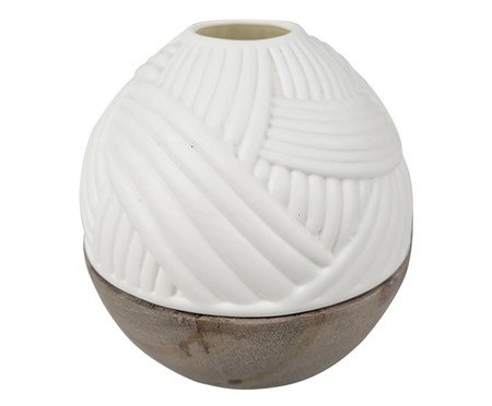 Vaso Decorativo Pianta Branco Médio | Westwing