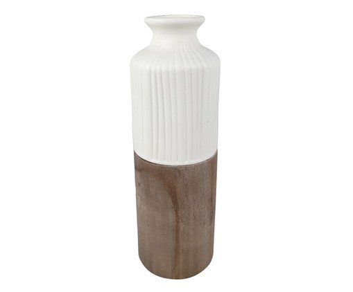 Vaso Decorativo Duo Branco Médio, white | WestwingNow