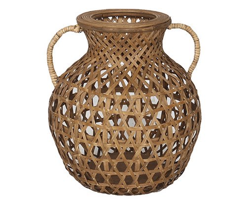 Vaso Decorativo Trapelato Marrrom Médio, brown | WestwingNow