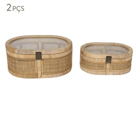 Jogo de Caixas Decorativas Ginza Natural | Westwing