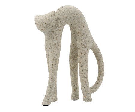 Adorno Decorativo de Gato Félin Areia | Westwing