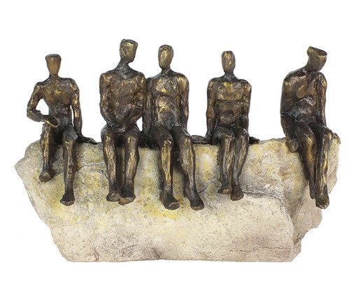 Adorno Decorativo Anima in Pietra Bronze, Bronze | WestwingNow