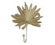 Gancho de Parede Folha Palmeira Dourado, gold | WestwingNow