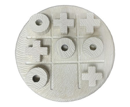Jogo da Velha Decorativo Tris Branco | Westwing
