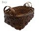 Jogo de Cestos Decorativos Intrecci Marrom, brown | WestwingNow