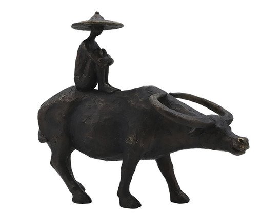 Adorno Decorativo Bisun Preto, black | WestwingNow