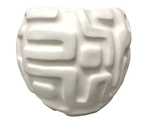Vaso Decorativo Percorsi Branco II, white | WestwingNow
