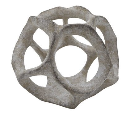 Adorno Decorativo Singolare Cinza | Westwing