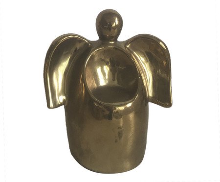 Adorno Decorativo de Anjo Angélique Dourado Pequeno | Westwing
