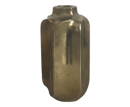 Vaso Decorativo Briller Dourado Pequeno | Westwing