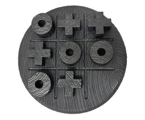 Jogo da Velha Decorativo Tris Preto, black | WestwingNow
