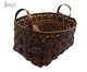 Jogo de Cestos Decorativos Vimini Marrom, brown | WestwingNow