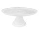 Prato para Bolo com Pé Branco Fosco - 34 cm, white | WestwingNow
