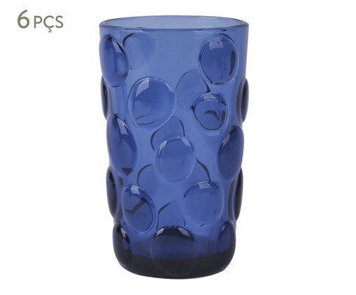 Jogo de Copos Burbujas Azul, blue | WestwingNow