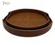 Jogo de Bandejas Decorativas Corium Marrom, brown | WestwingNow