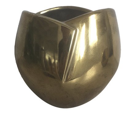 Vaso Decorativo Raffina Dourado Médio | Westwing