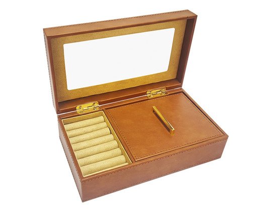Porta-Jóias Joya Marrom, brown | WestwingNow