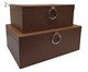 Jogo de Caixas Decorativas Voltaire Marrom, brown | WestwingNow