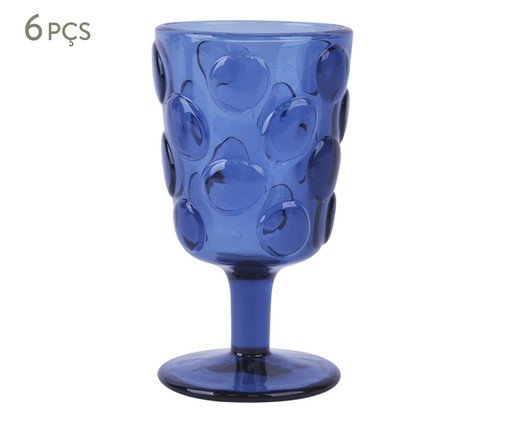 Jogo de Taças Burbujas Azul, blue | WestwingNow