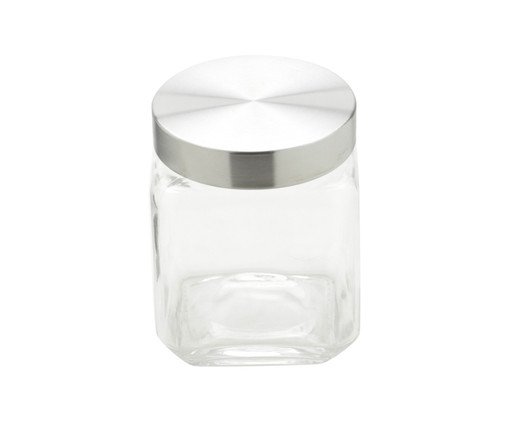 Porta-Mantimento em Inox Gena, Transparente | WestwingNow