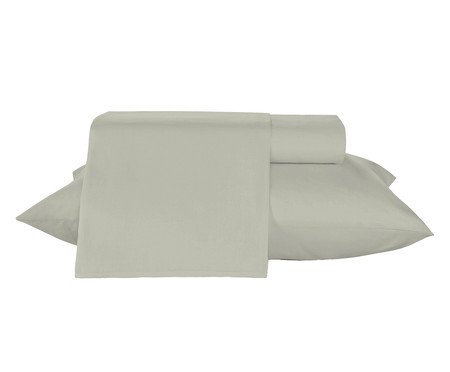 Jogo de Lençol Diamante Liso Verde Menta | Westwing