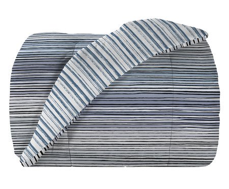 Edredom Dupla Face Diamante Liso Orvalho