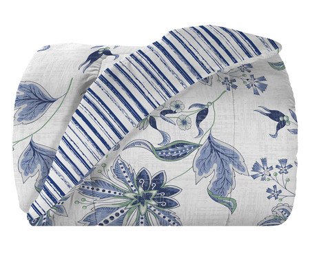 Edredom Dupla Face Diamante Liso Batik