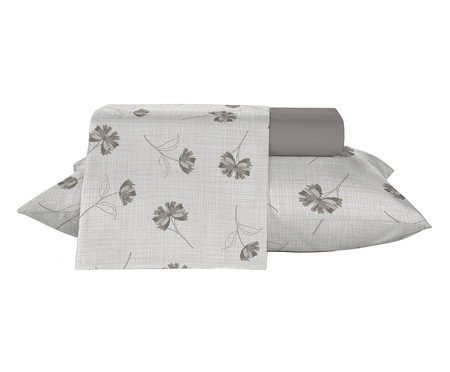 Jogo de Lençol Diamante Marfim