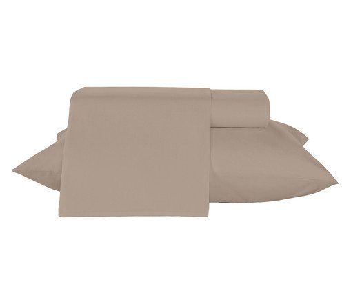 Jogo de Lençol Diamante Liso Warm Sand, multicolor | WestwingNow