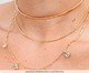 Colar Pedras Coloridas Semijoia Ouro 18K, Dourado | WestwingNow