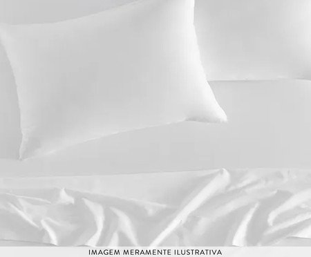 Jogo de Lençol em Algodão 400 fios Branco | Westwing