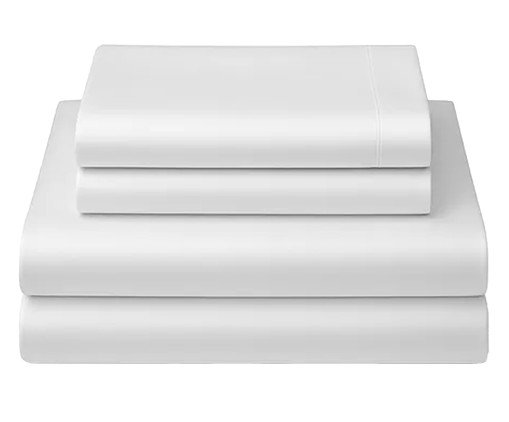 Jogo de Lençol em Algodão 400 fios Branco, white | WestwingNow