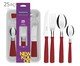 Faqueiro em Inox New Kolor Vermelho, Vermelho | WestwingNow