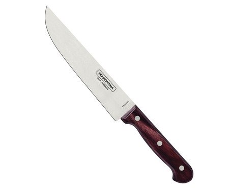 Faca para Cozinha em Inox Tramontina Polywood Vermelho | Westwing