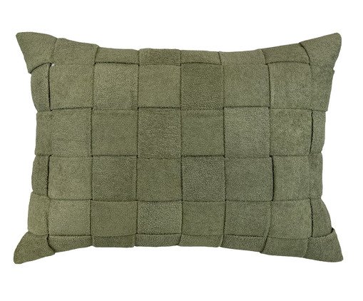 Almofada Boucle Tresse Manual Pistache, green | WestwingNow