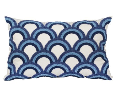 Almofada Rustica Esponja Azul | Westwing
