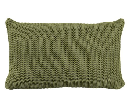 Almofada Trico Trama Frade Oliva, green | WestwingNow
